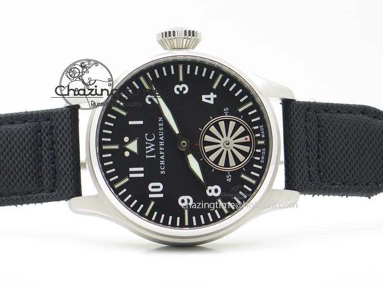 MIROTIME 0104 Big Pilot “Markus Buhler” IW5003 Turbine Movement On Black Strap A Unique 7378